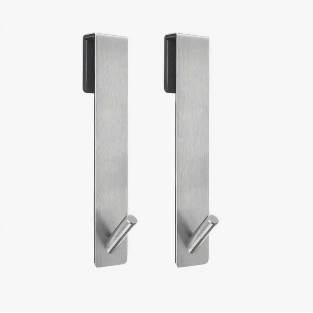 2-Piece Frameless Glass Shower Door Hooks