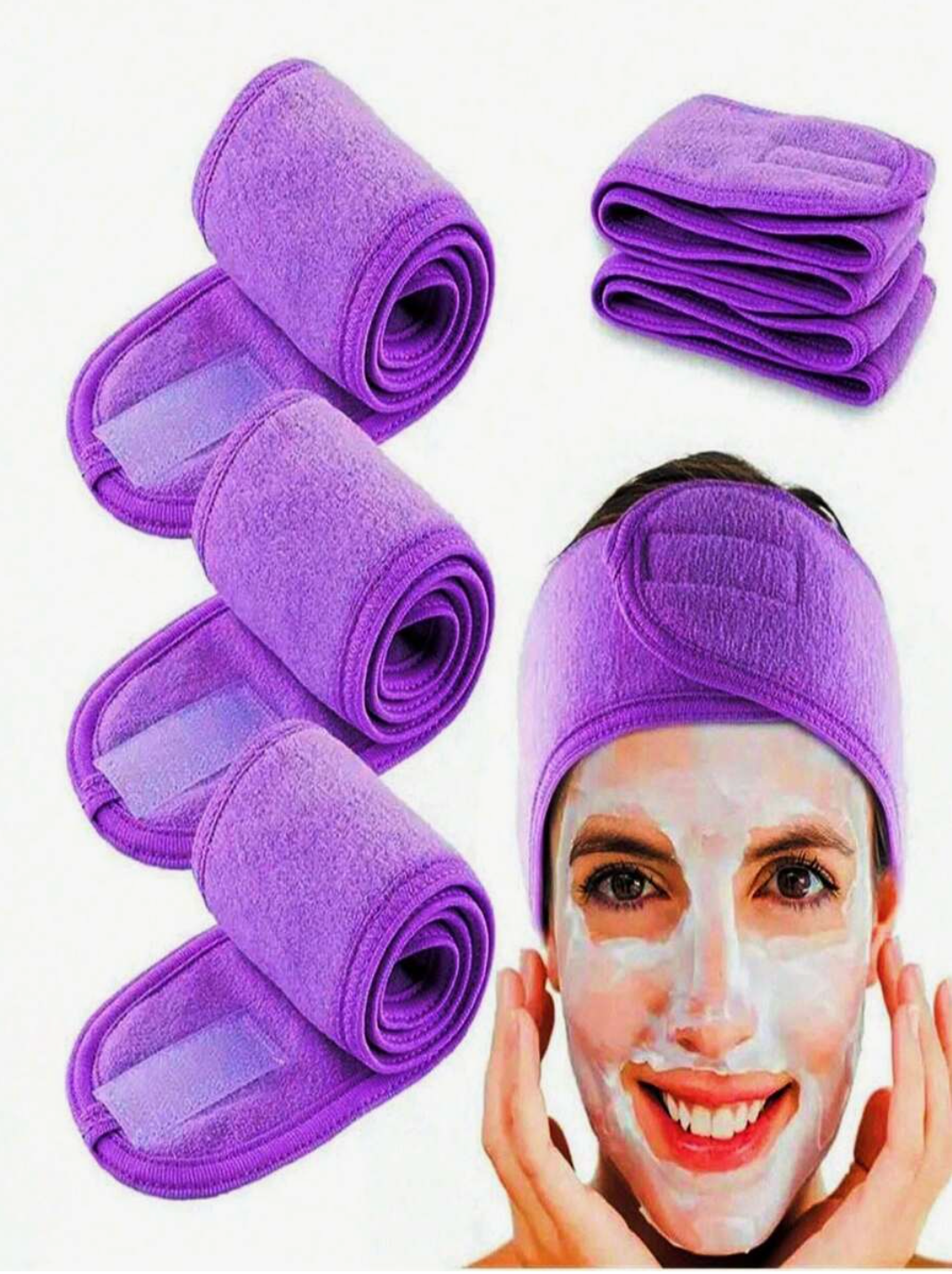 Adjustable Non-Slip Spa Headband