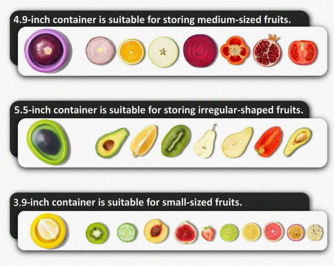 Airtight Fruit & Veggie Storage Containers