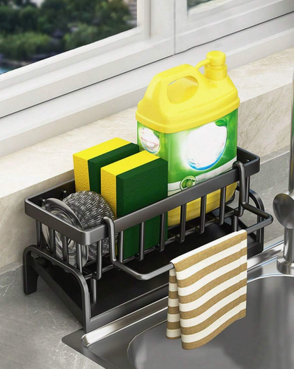 Multi-Functional Sink Storage & Sponge Rack