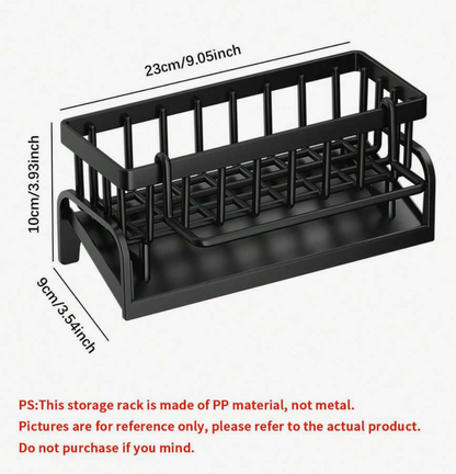 Multi-Functional Sink Storage & Sponge Rack