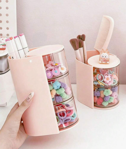 Rotating Multi-Layer Hair Accessory Organiser