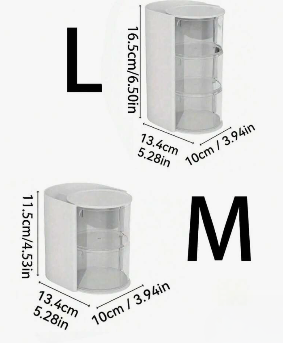Rotating Multi-Layer Hair Accessory Organiser