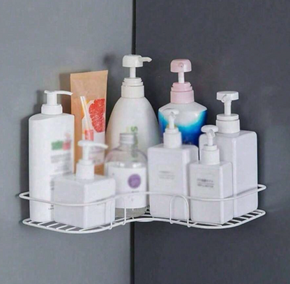 No-Drill Corner Shower & Kitchen Storage Rack