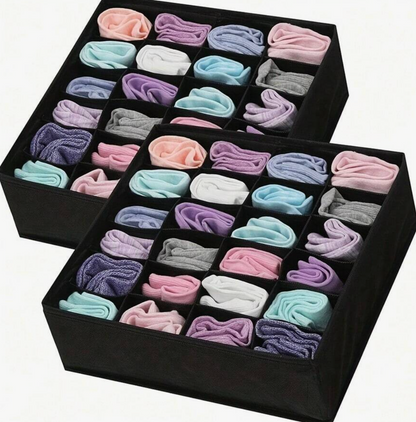20-Compartment Underwear & Sock Drawer Organiser