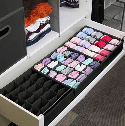 20-Compartment Underwear & Sock Drawer Organiser