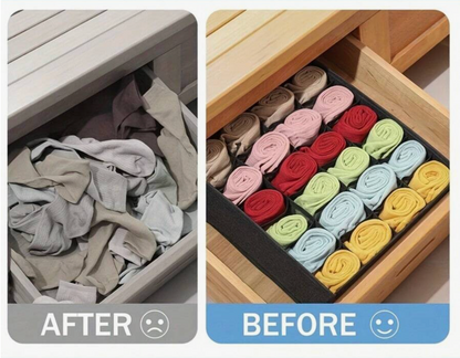 20-Compartment Underwear & Sock Drawer Organiser