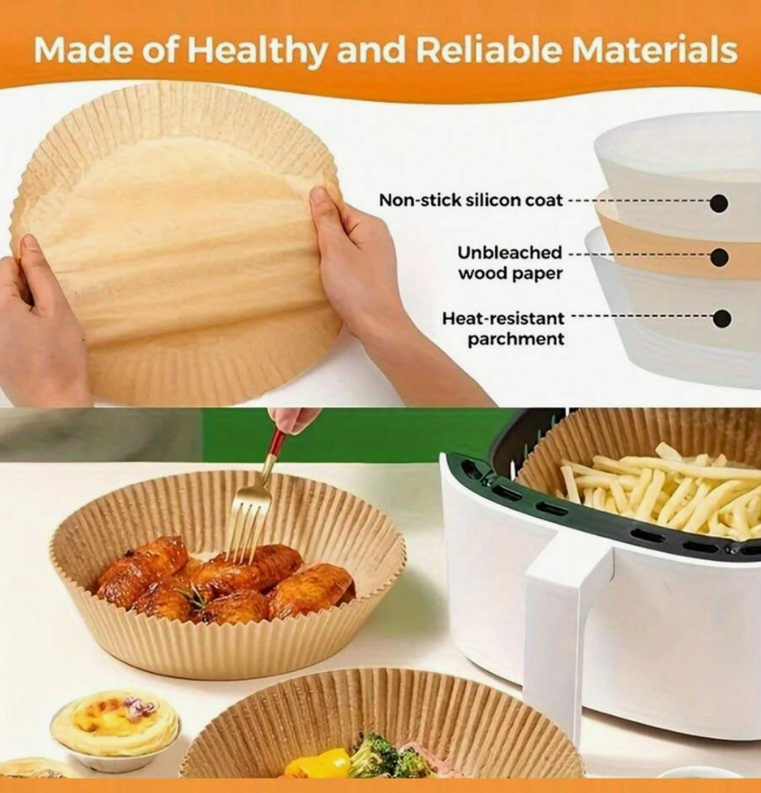 Premium Non-Stick Air Fryer Liners