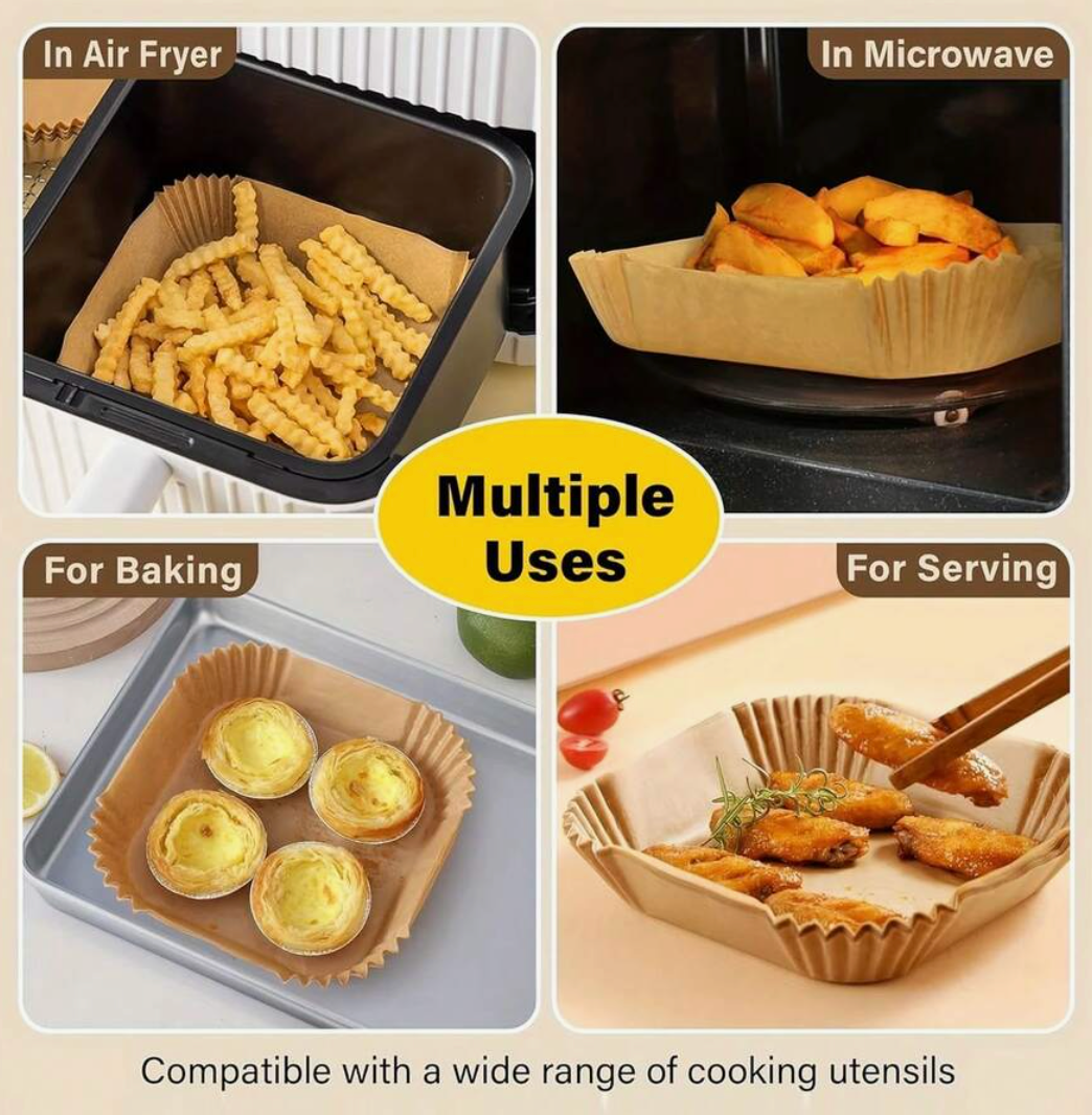 Premium Non-Stick Air Fryer Liners