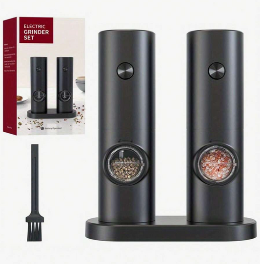 Electric Salt & Pepper Grinder – Adjustable Coarseness