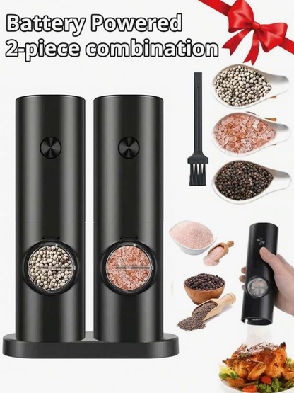 Electric Salt & Pepper Grinder – Adjustable Coarseness
