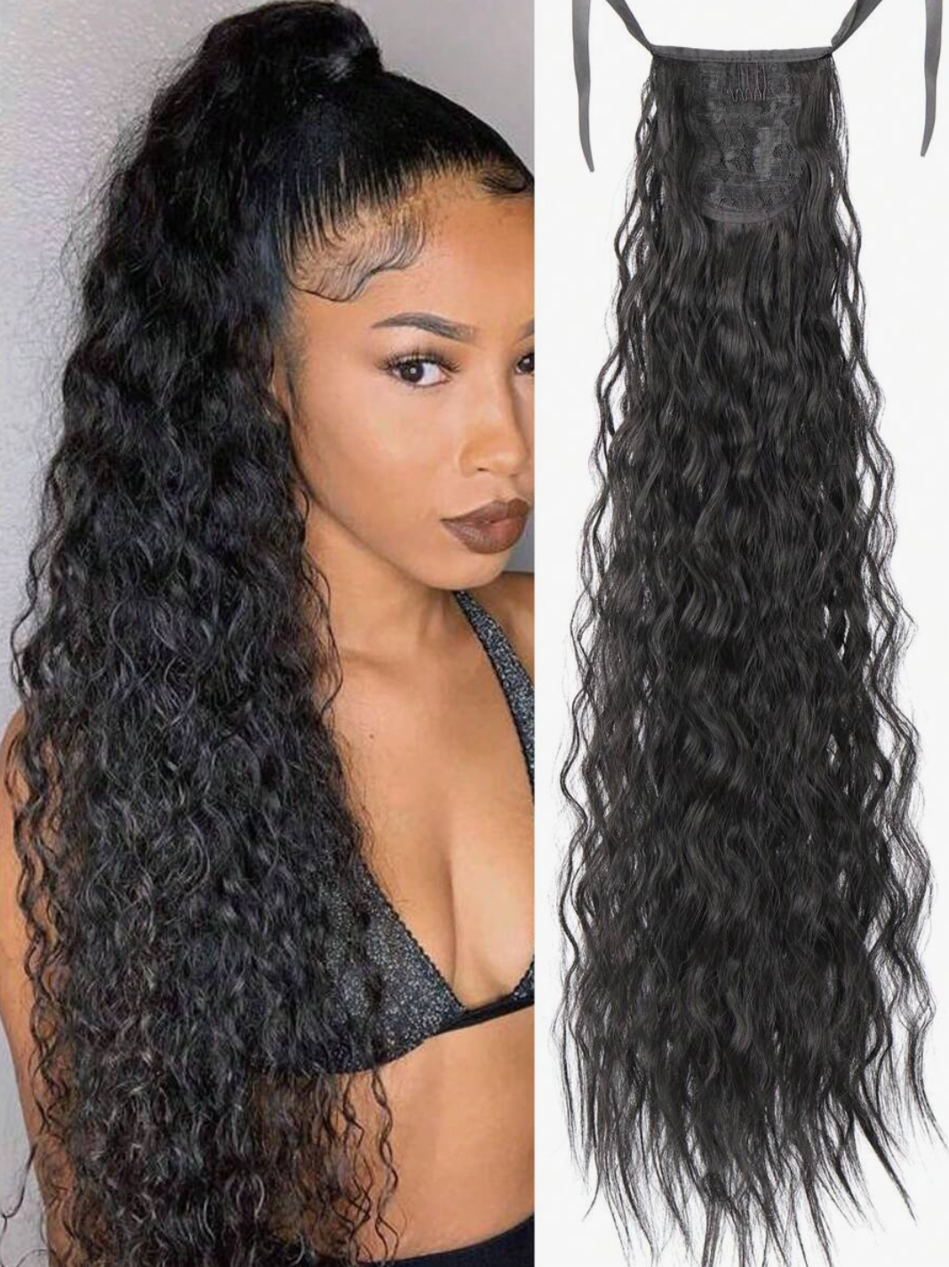 Long Curly Synthetic Hair Extensions