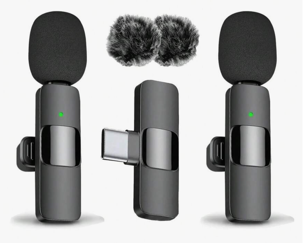 Wireless Lavalier Microphone for Android & Apple