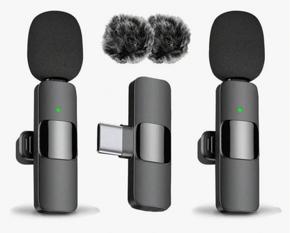 Wireless Lavalier Microphone for Android & Apple