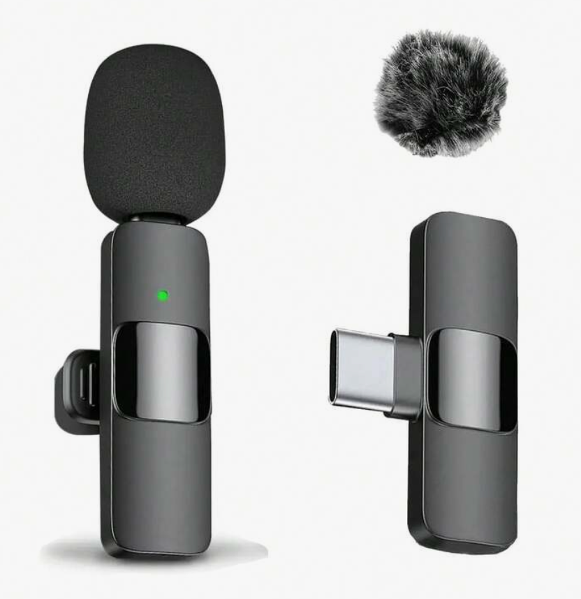 Wireless Lavalier Microphone for Android & Apple