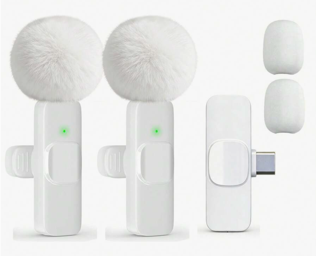 Wireless Lavalier Microphone for Android & Apple