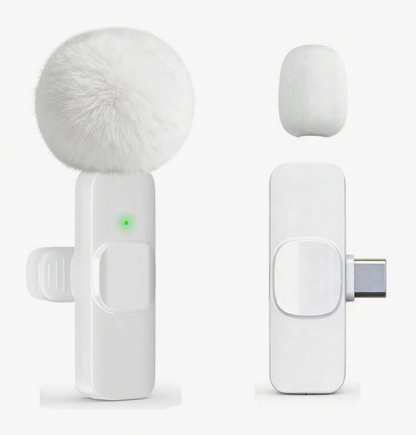Wireless Lavalier Microphone for Android & Apple