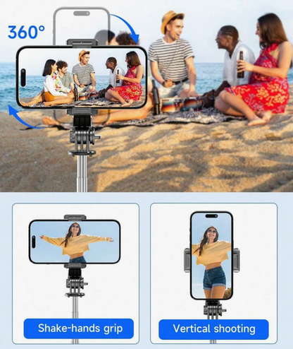 Wireless Selfie Stick Tripod with LED Light