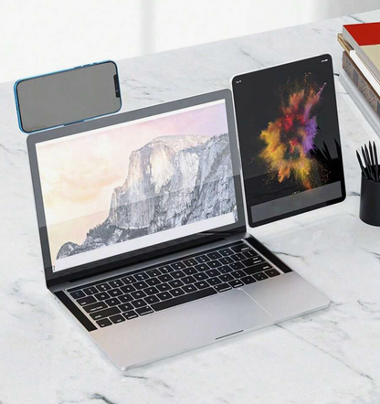 Aluminum Laptop Side-Mount Phone Holder