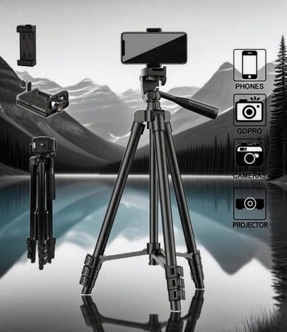 Portable Aluminum Phone & Camera Tripod