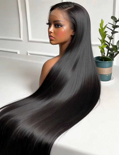 HD Transparent Lace Front Straight Wig