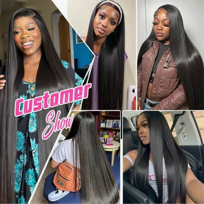 HD Transparent Lace Front Straight Wig