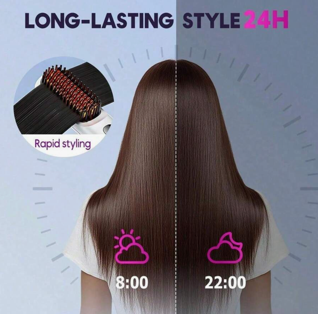 Portable Wireless Hair Straightening Comb
