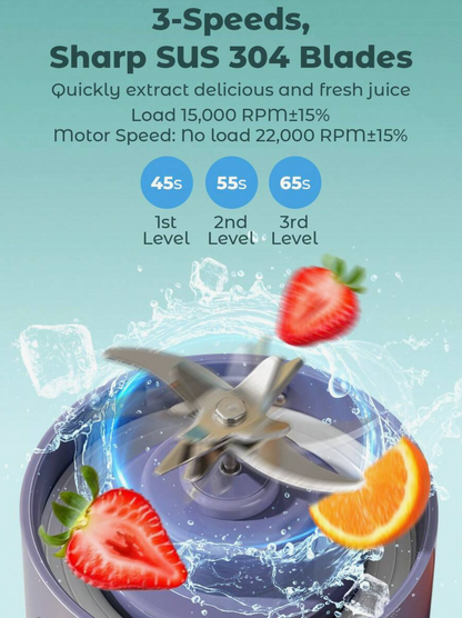 Teckwe 450ML Portable USB Blender
