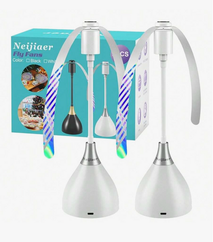 Portable Fly Repellent Fan – USB & Battery Powered Desktop Fly Deterrent