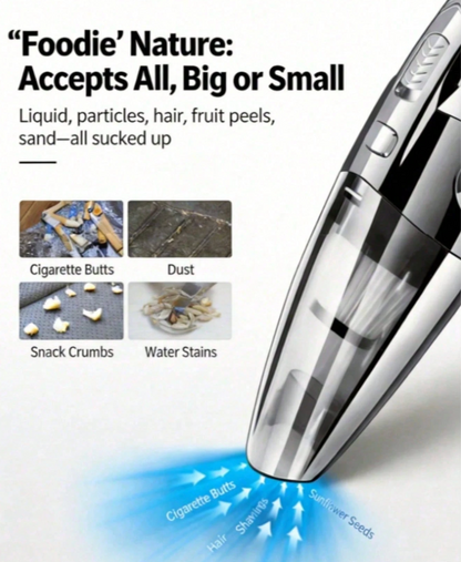 LEVIATECH Cordless Handheld Vacuum Cleaner – Rechargeable Wet & Dry Mini Vacuum