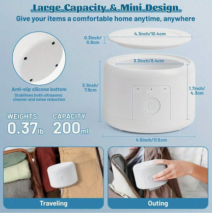 Ultrasonic Cleaner – 3-Mode Digital Cleaning Machine with Timer for Jewellery & Dental Accessories
