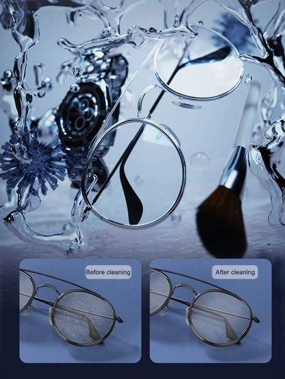 Portable Ultrasonic Cleaner – USB Type-C Vibration Cleaner for Glasses, Jewellery & Small Items