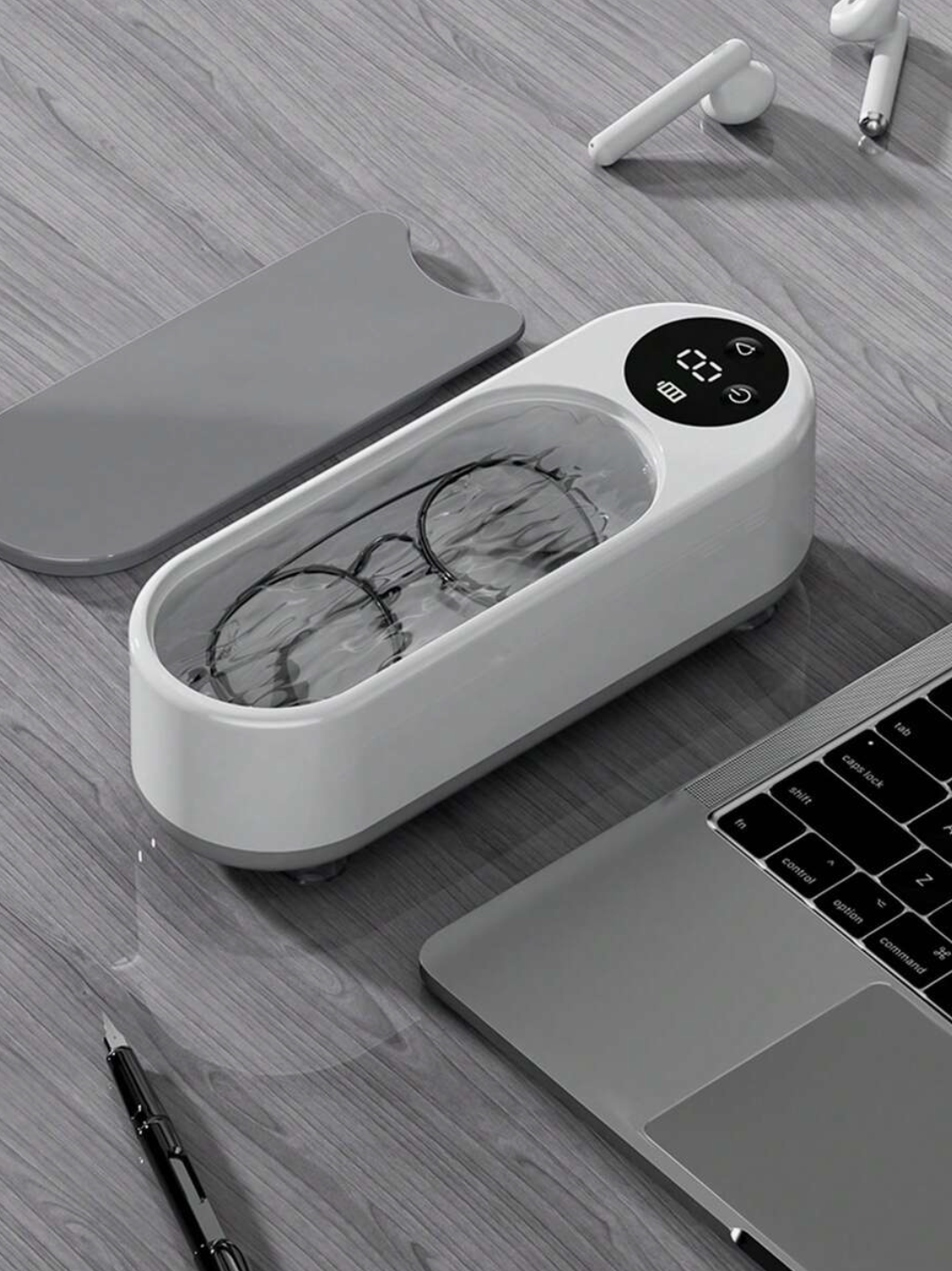 Portable Ultrasonic Cleaner – USB Type-C Vibration Cleaner for Glasses, Jewellery & Small Items