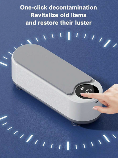 Portable Ultrasonic Cleaner – USB Type-C Vibration Cleaner for Glasses, Jewellery & Small Items