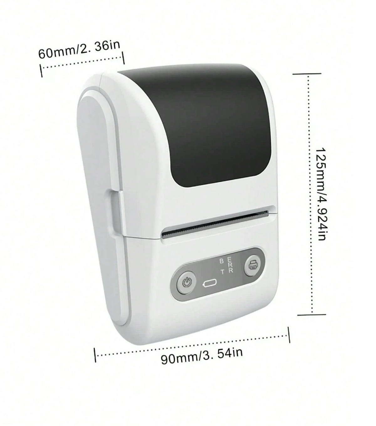Mini Thermal Label Printer – Bluetooth Portable Inkless Sticker & Label Maker