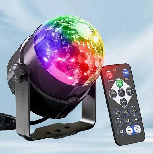 LED Crystal Magic Ball RGB Disco Light
