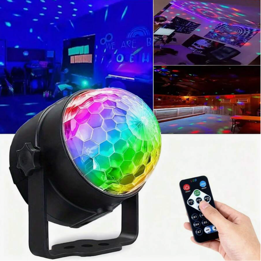 LED Crystal Magic Ball RGB Disco Light