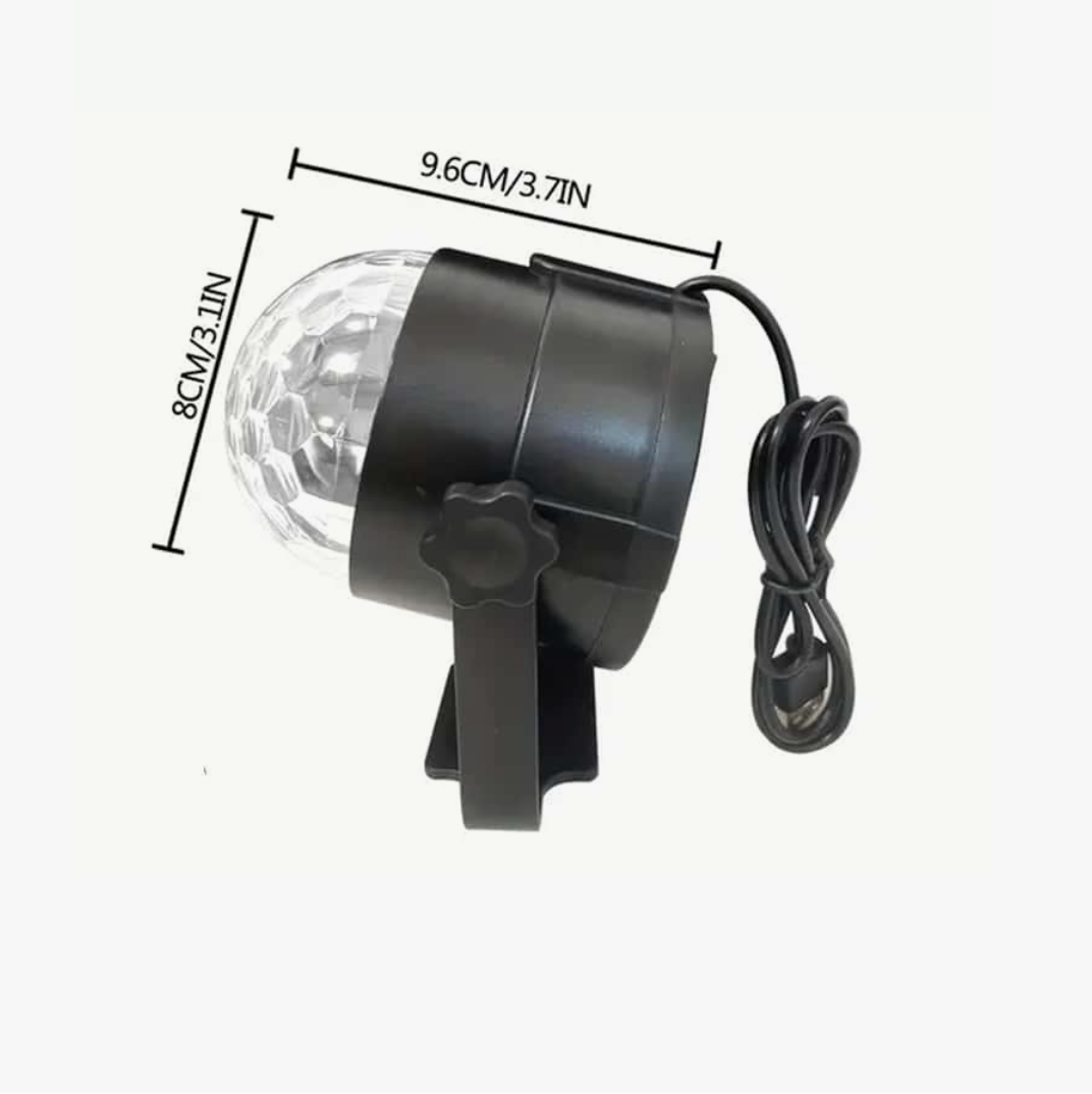 LED Crystal Magic Ball RGB Disco Light