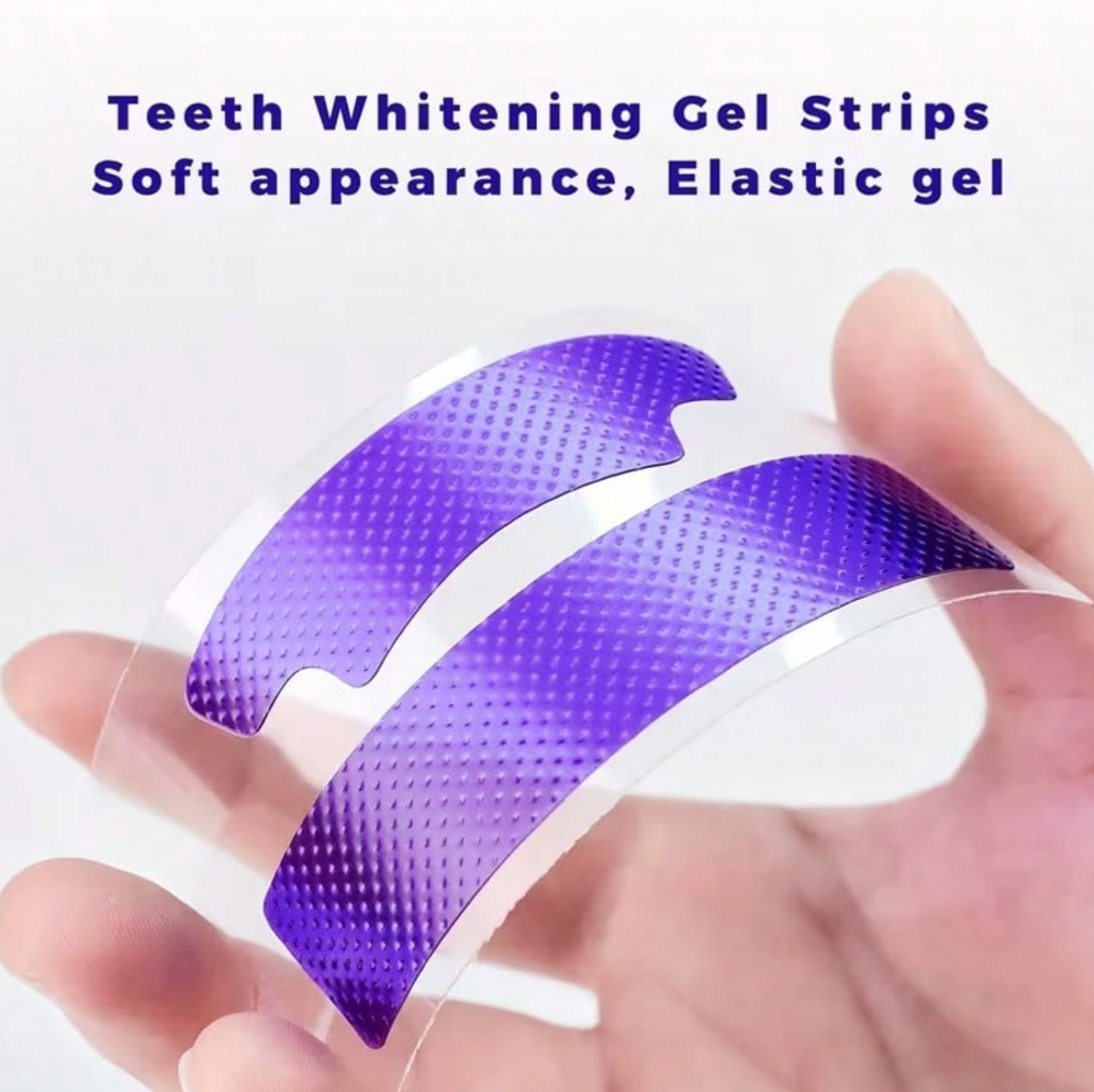 Teeth Whitening Strips – 28-Piece Purple Deep-Cleaning Oral Care Strips
