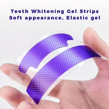 Teeth Whitening Strips – 28-Piece Purple Deep-Cleaning Oral Care Strips