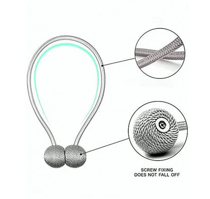 Magnetic Curtain Tie Backs – 2 Piece Curtain Holder Set