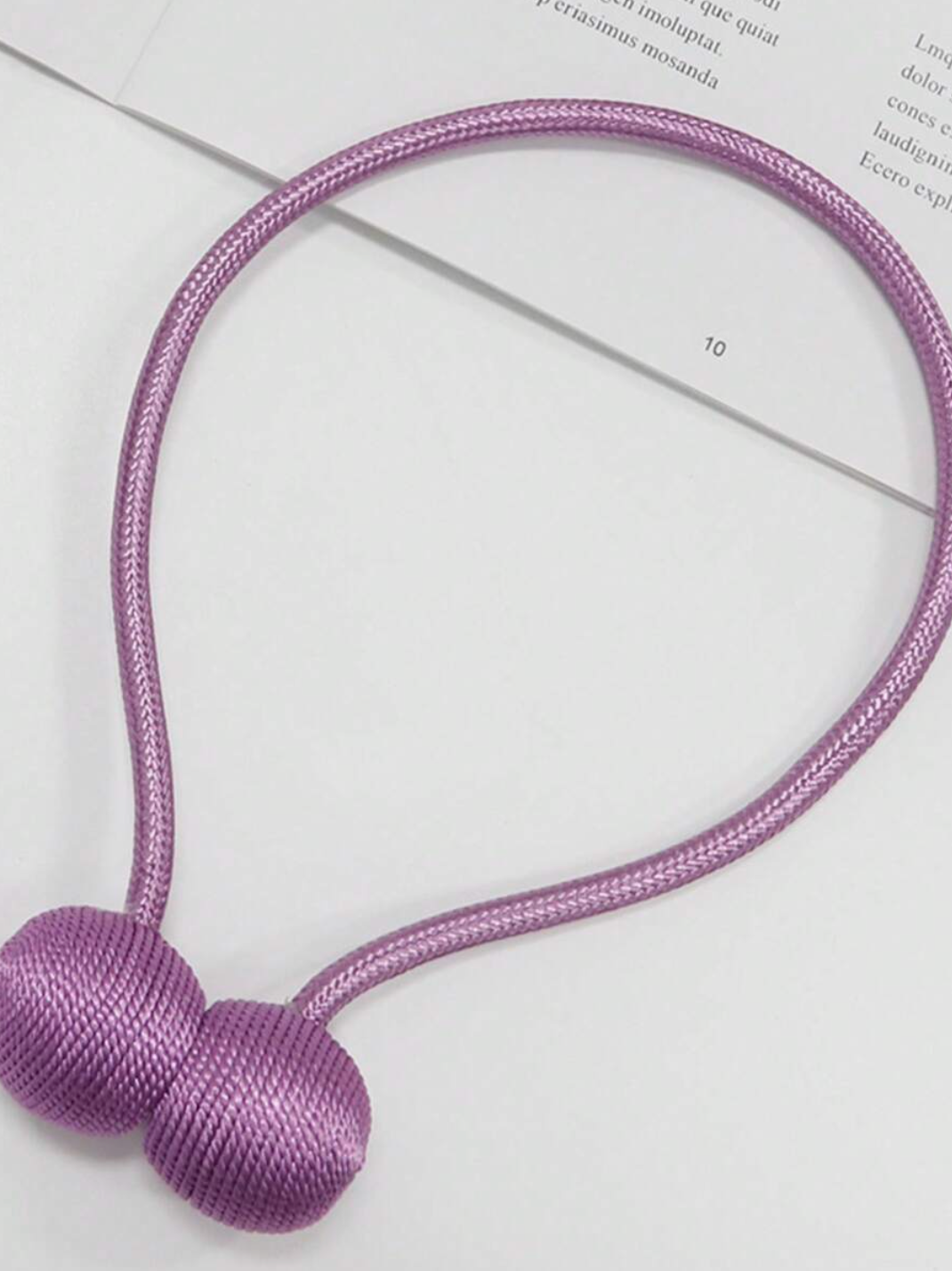Magnetic Curtain Tie Backs – 2 Piece Curtain Holder Set