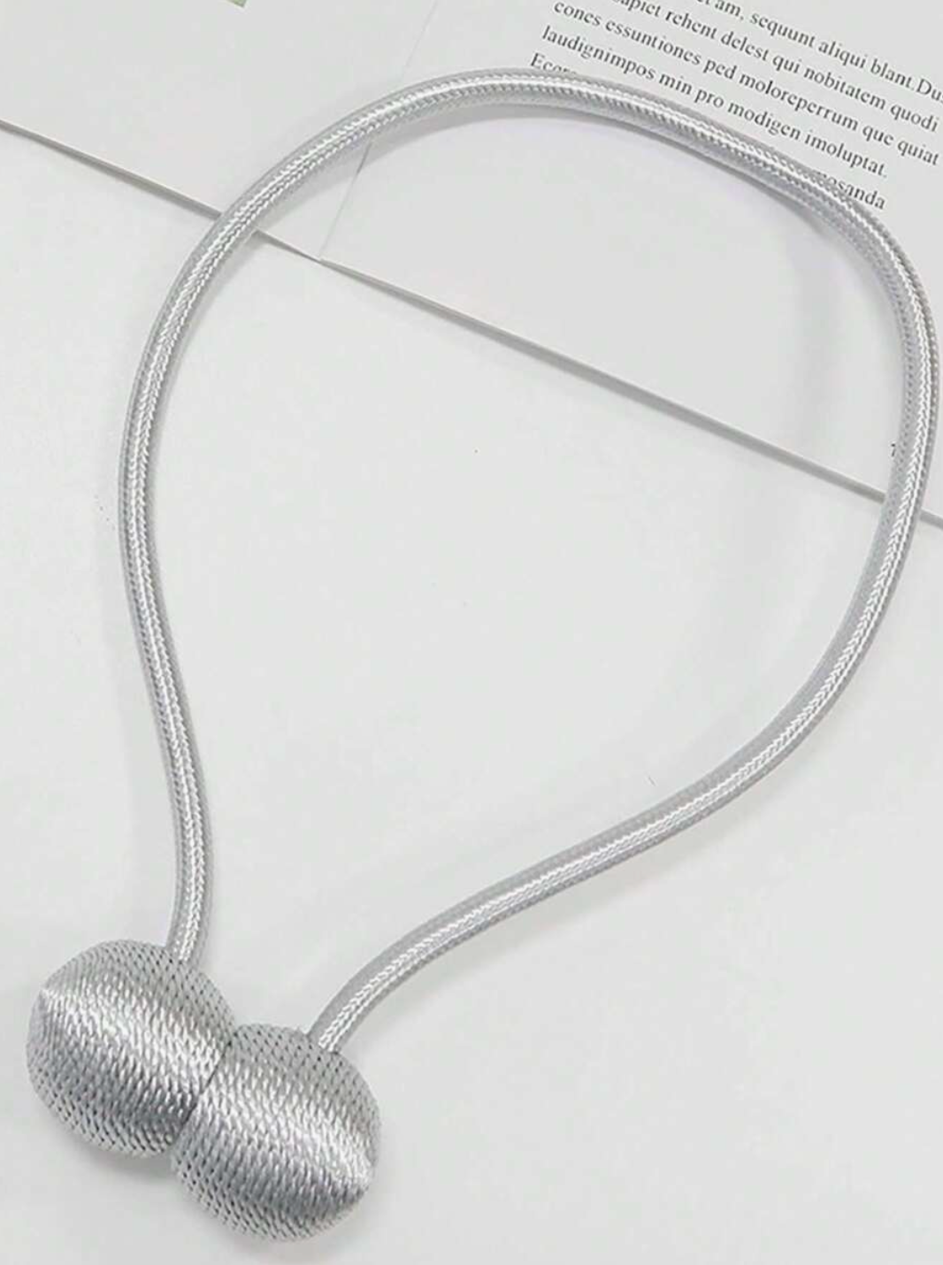 Magnetic Curtain Tie Backs – 2 Piece Curtain Holder Set