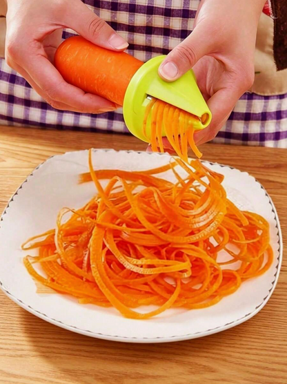 Multifunctional Spiral Vegetable Peeler & Slicer – 2 Piece Kitchen Tool Set