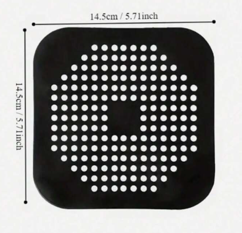 Silicone Hair Catcher & Drain Plug – Anti-Clog Shower, Bath & Sink Filter