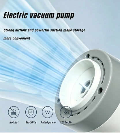 2-in-1 Portable Electric Vacuum & Air Pump – Inflator & Vacuum Storage Pump