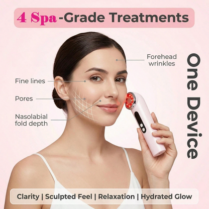 4-in-1 LED Facial Massager