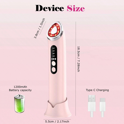4-in-1 LED Facial Massager