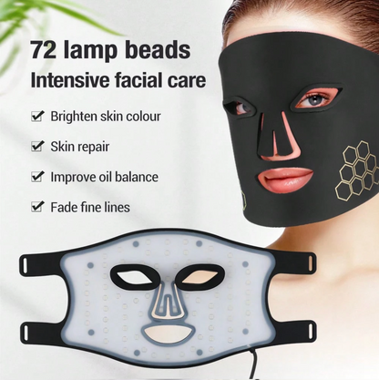 72 LED Light Therapy Face Mask – 4-Colour Facial Skincare Mask