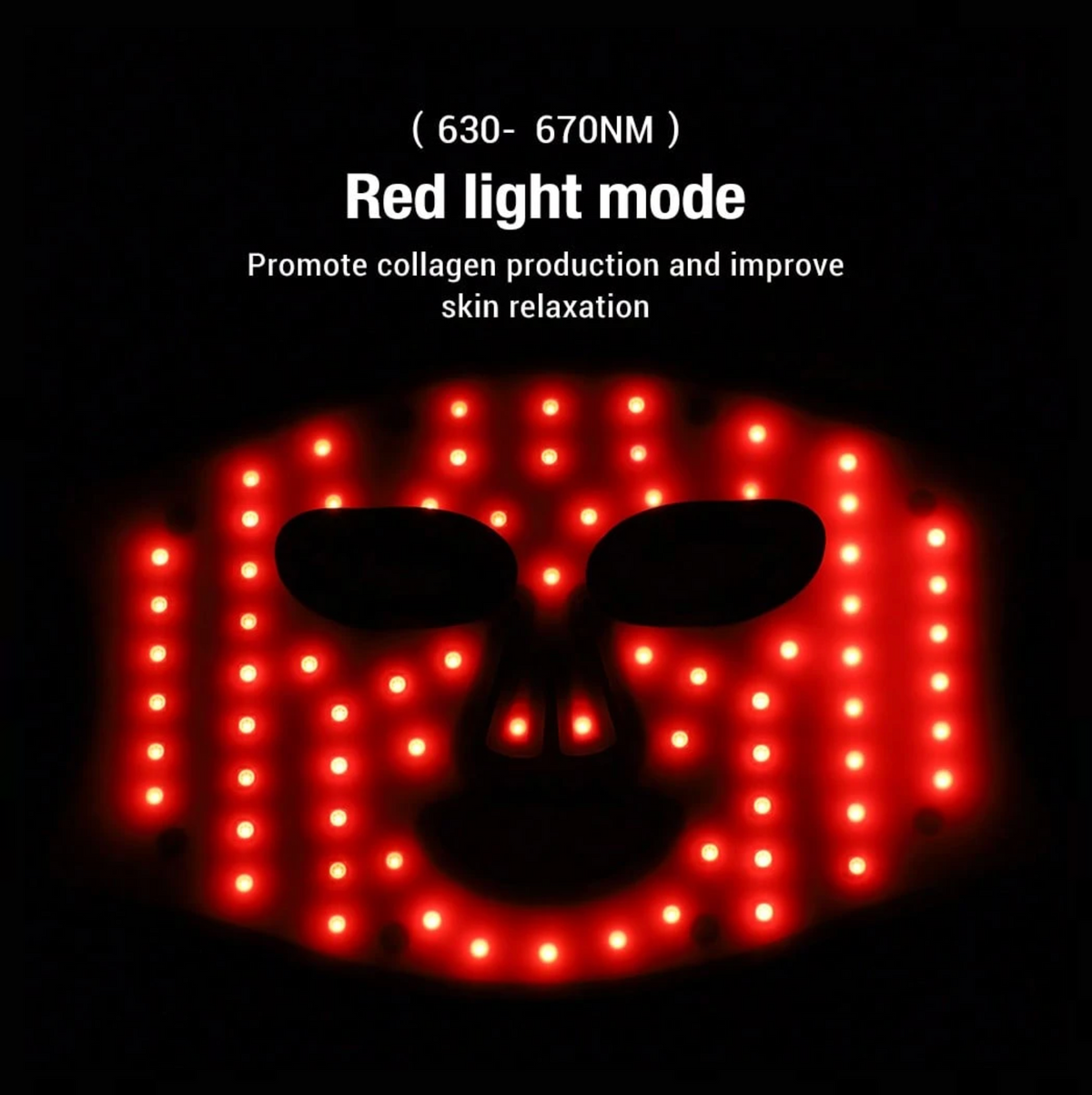 72 LED Light Therapy Face Mask – 4-Colour Facial Skincare Mask
